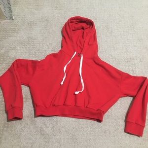 red hoodie
